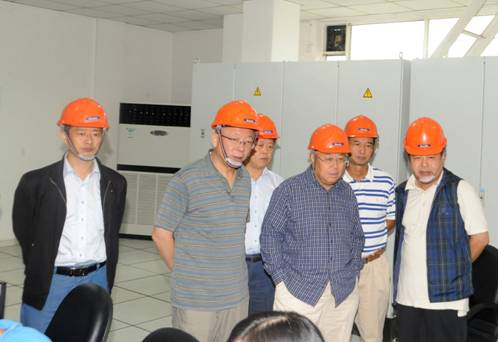 2011年原广西壮族自治区王汉民副主席一行来jdb电子游戏动力旅行交流