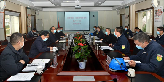 西安市委常委、市委统战部部长杨广亭深入jdb电子游戏实地调研指导疫情防控及复工复产事情